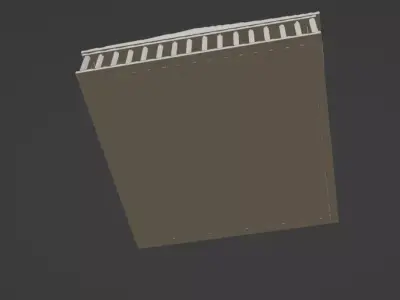 Greek Temple Low-poly 3D model buy