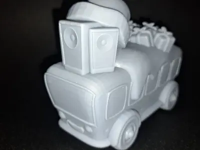 Santa Party Bus 3D print model