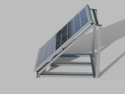 Solar Panel  Low-poly 3D model