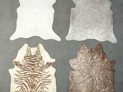 Cowhide Rugs 2 3D model