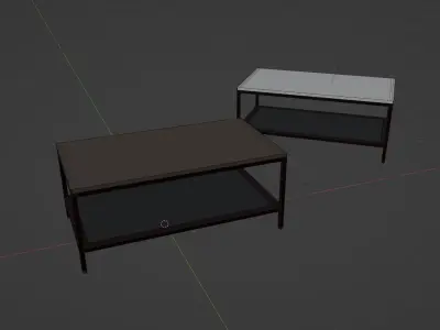 Ikea Couch Table Remodeled 3D model