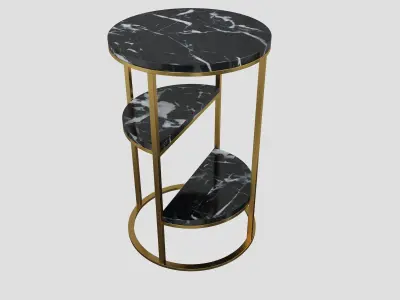 3-Tiered End Table 3D model