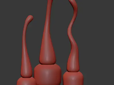 Decorative abstract sculpture 3D model