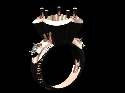 PASQUALE BRUNI RING 3D print model