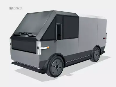 Canoo MPDV 2 2024 Low-poly 3D model