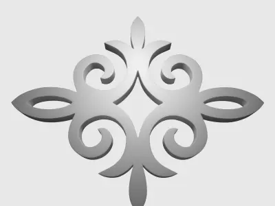 Ornament ornamental design 3D model