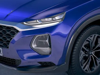 Hyundai SantaFe 2019 3D model