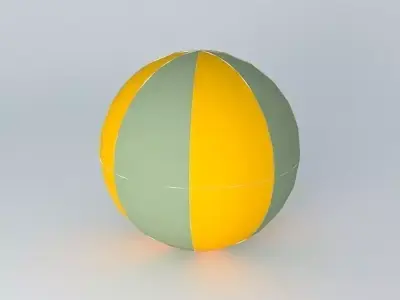 Ball beach Free 3D model
