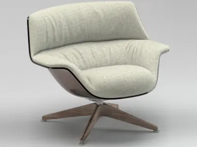 Avenue Road Coach Chair 3D model