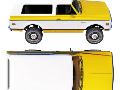 Chevrolet K5 blazer 1969 3D model