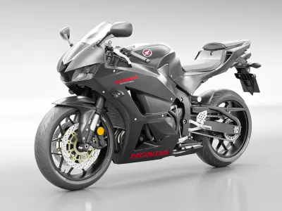 HONDA CBR 600 RR 2018 3D model