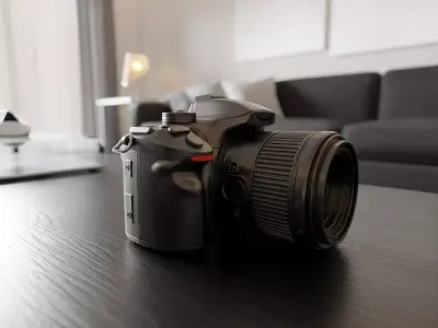 photo camera 3D print model
