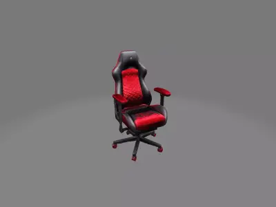 Gaming Chair Low-poly 3D model