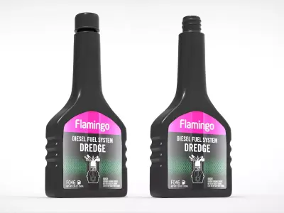 Diesel fuel Bottle 3D model