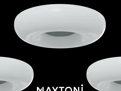 Ceiling lamp Music 60 MOD362-CL-01-60W-W Maytoni Modern Free 3D model