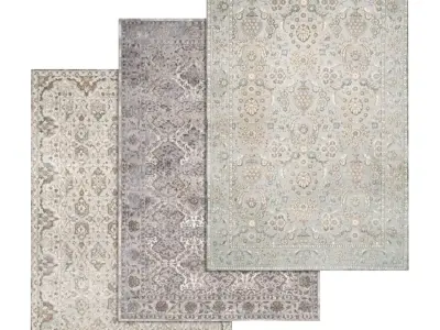 Rug Set 1390 3D model