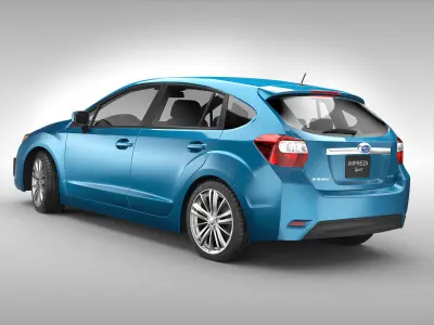 Subaru Impreza Sport 2011 - 2015 3D model