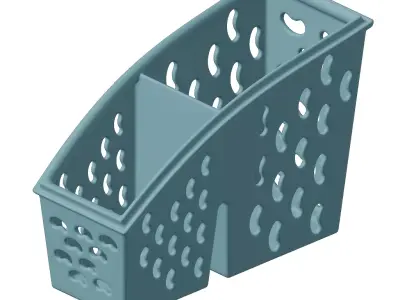 Plastic Stationery Objects Holder Toy 3D model