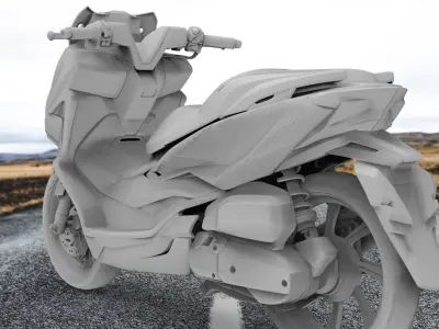 Honda New Forza 350 Thai style 3D print model