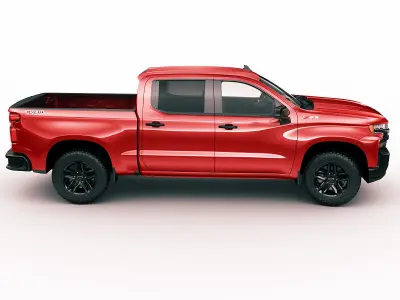 Silverado Trail Boss 2020 and Custom Trail Boss 3D model