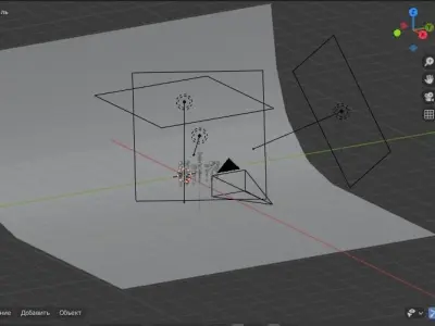 Screws set bolt Low-poly 3D model