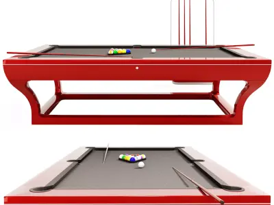 Billiard table RACE by Hermelin biliardi 3D model