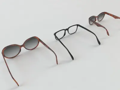 Sunglasses Collection 3D model