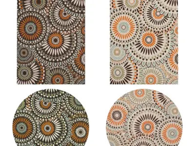 Rugs No 130 Low-poly 3D model