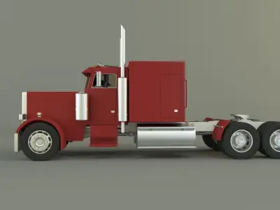 Truck vehicle 57 model 3D model
