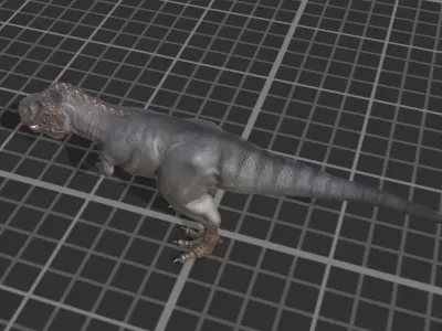 Tyrannosaurus  Low-poly 3D model