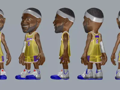 Lebron James 3D print model