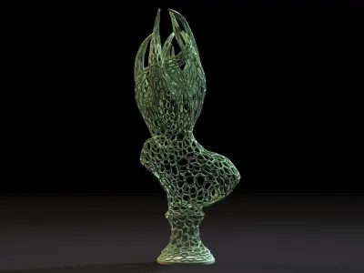 Tentacled Woman 3D print model