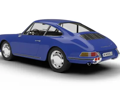 Porsche 911 1964 3d model  3D model