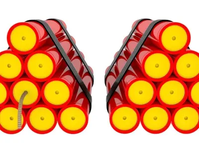 High EXPLOSIVE Symbol 3D model