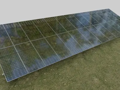 Solar Panel Steel Construction Type 20 3D model