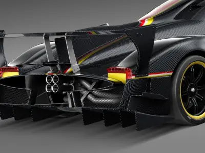 Pagani Zonda Revolucion 2013 3D model