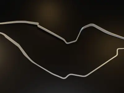 Imola Racing Circuit Conceptual 3D model