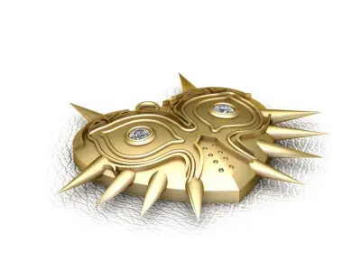 Majoras Mask Medal 3D print model