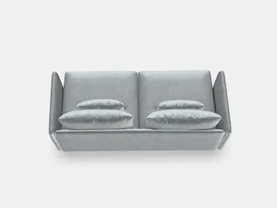 SODERHAMN 3-seat sofa 5 Low-poly 3D model