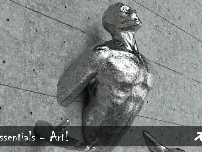 Interior Essentials - Art Low-poly 3D model