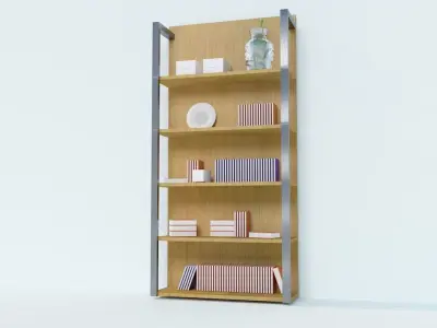 Book Shelf 3D model purchase
