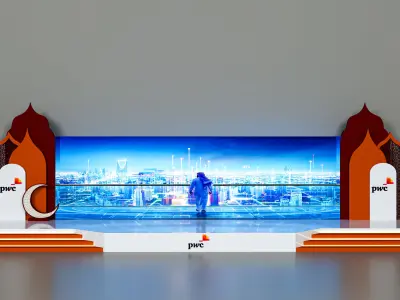 Ramadan stage Theater and Gate 3D model