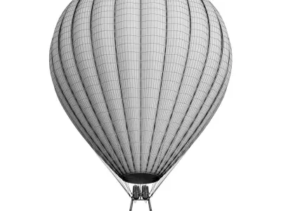 Hot Air Balloons 3D model