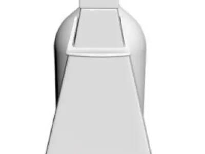 Modern wine bottle opener  3D model