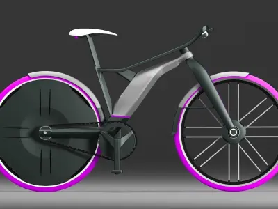 Modular Bike concept model 3D model