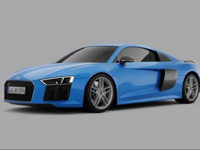 Audi R8 V10 Plus 3D model