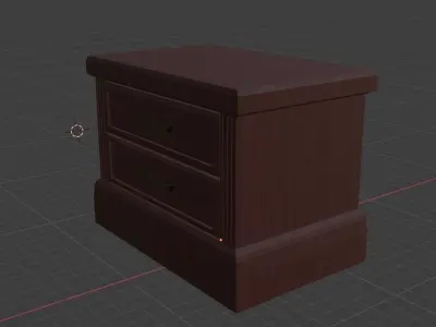 Night Table Free low-poly 3D model
