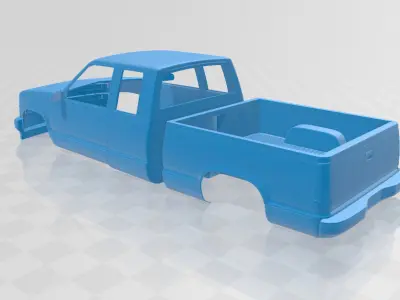 Chevrolet C1500 Extended Cab 1988 - Body Car STL Model 3D print model
