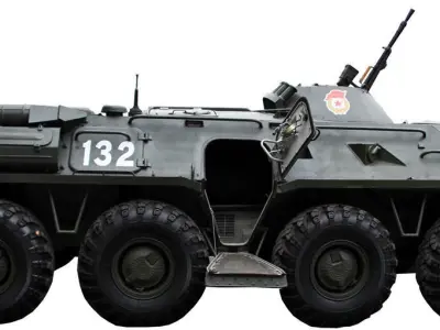 Fighting machine Low-poly 3D model