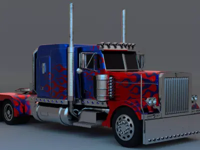 Optimus Prime Truck 3D model